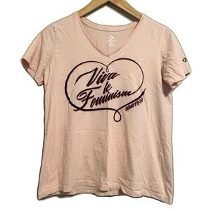 Converse T-Shirt 3 for 15 SALE CLEARANCE Viva Le Feminism Small